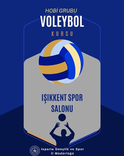 HOBİ GRUBU VOLEYBOL KURSU BAŞVURULARI BAŞLADI