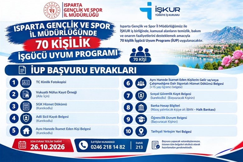 70 KİŞİLİK İŞGÜCÜ UYUM PROGRAMI