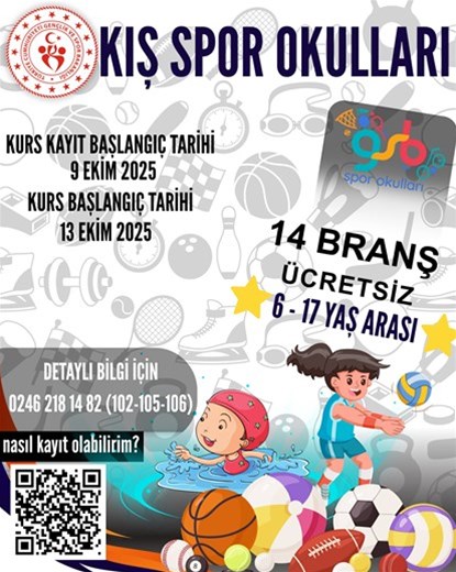 Isparta’da Kış Spor Okulları Kayıtları Başlıyor!