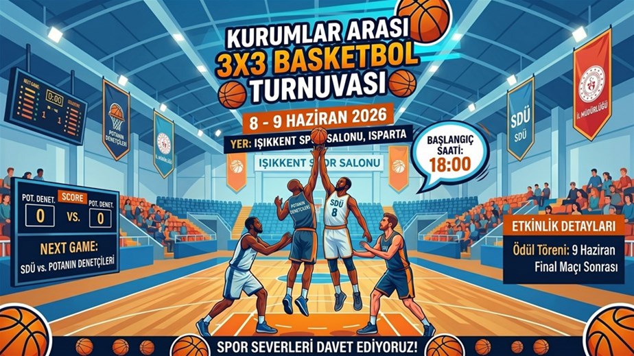 KURUMLAR ARASI 3X3 BASKETBOL İL BİRİNCİLİĞİ MÜSABAKALARI BAŞLIYOR