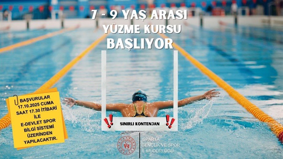 7-9 YAŞ YÜZME KURSU BAŞLIYOR